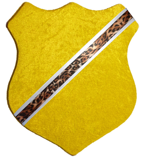 Märkessköld - Krossad gul med smalt leopard