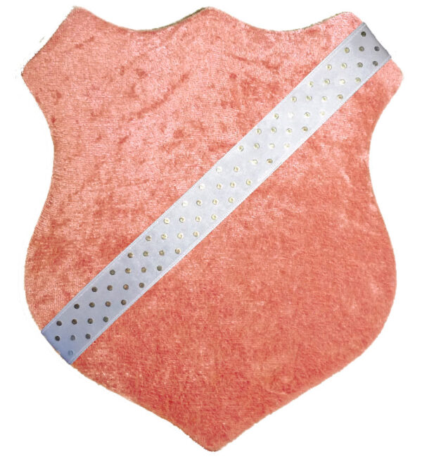 Märkessköld - Krossad rosé med guldprickar
