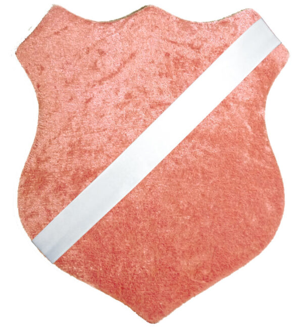 Märkessköld - Krossad rosé med vitt band